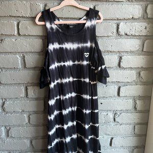 Billabong Girl's TieDye Dress - Cold Shoulder (Small)